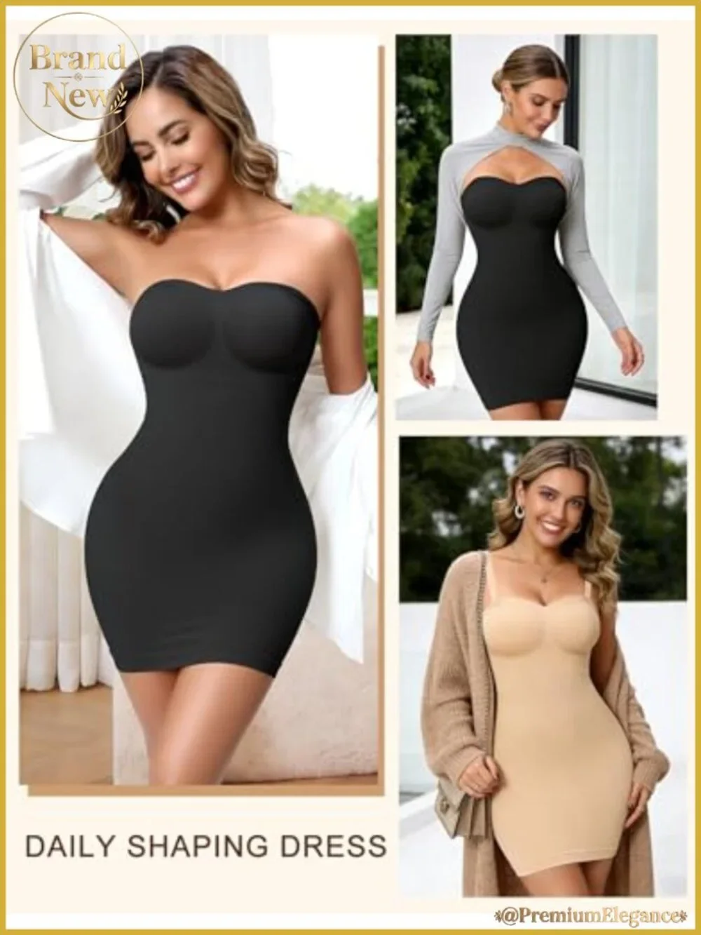 N/A strapless shapewear